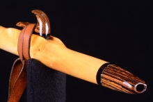 Huon Pine Native American Flute, Minor, High F-5, #I36D